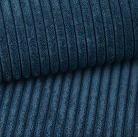 Rozkladacia sedacia súprava do U TAVERO 321x140 cm, tmavomodrá