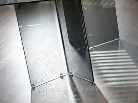 Jedálenský stôl Fernandez (dymové sklo). Akcia -13%. Vlastná spoľahlivá doprava až k Vám domov. 1137128