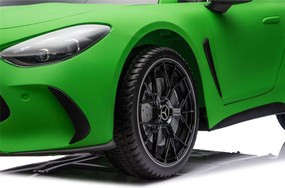LEAN CARS Elektrické autíčko Mercedes GT63 AMG DK-GT63 24V tichý motor matné zelené