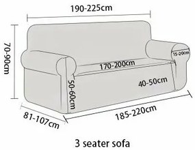 4Home Napínací poťah na sedačku Elegant modrá, 190-230 cm + obliečka na vankúšik zadarmo, 190-230 cm