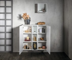 Sapho Sapho, ESPACE skrinka 35x94x32cm, 1x dvierka, ľavá/pravá, biela lesk, ESC530-3030
