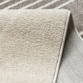 Dywany Łuszczów, Kusový koberec Fusion 0810 beige/brown, 140x190, viacfarebná, kancelária
