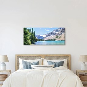 Obraz Alpského jazera (120x50 cm)
