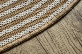 Koberec ORGANIC 1835 geometrický, krémový / naturálny