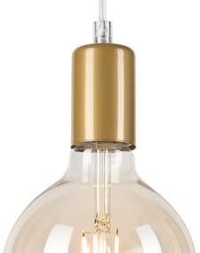 Luster na lanku ASTRID 1xE27/60W/230V zlatá