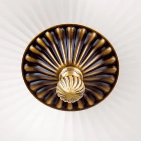 Orion DL 7-522/31 - Stropné svietidlo ROCCA 2xE27/60W/230V pr. 31 cm bronz/biela