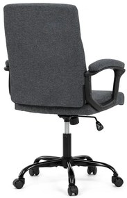 Autronic BONTEC Kancelárske kreslo, hojdací mechanizmus, čierna látka, KA-Y391 BK2 Farba: Šedá