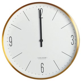 Nástenné hodiny clock couture zlaté MUZZA