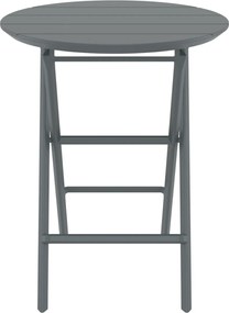 HELEN FOLDING Ø60 sklopný záhradný stôl dark grey