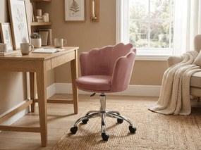 Kancelárske kreslo ROSE VELVET, staroružové
