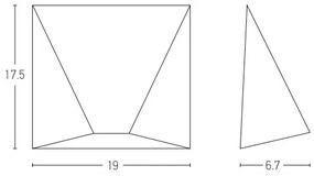 Zambelis E243 - LED Vonkajšie nástenné svietidlo LED/7W/230V IP44 antracit
