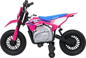 Elektrická motorka HONDA CFR450R ružová