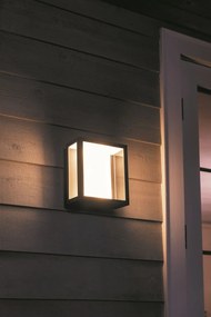 PHILIPS HUE Vonkajšie LED chytré svietidlo HUE IMPRESS s funkciou RGB, 2x8W, teplá biela-studená biela, čierne,