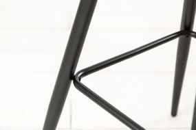 Dizajnová barová stolička Esmeralda vintage taupe