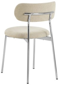 Krémová jedálenská stolička Lyric – Actona