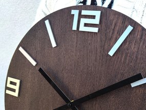 Nástenné hodiny Dob hnedé