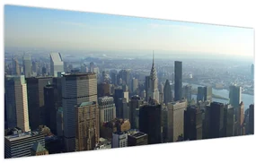 Obraz - Manhatten vo dne (120x50 cm)