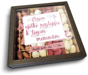 Sablio Mandle v čokoláde Přeji ti vše nejlepší k tvému svátku - 4x 80g
