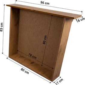 FA Detská posteľ Oľga 5 (200x90 cm) s úložnými priestormi - viac farieb Farba: Orech