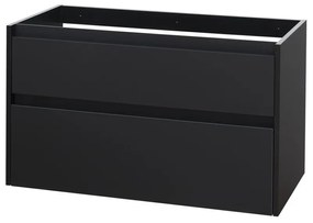 Mereo Mereo, Opto, kúpeľňová skrinka 101 cm, biela, dub, biela/dub, čierna, MER-CN942S