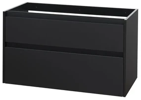 Mereo Mereo, Opto, kúpeľňová skrinka 101 cm, biela, dub, biela/dub, čierna, MER-CN942S