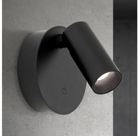 Orion - LED stmievateľné nabíjacie svietidlo LUXY LED/1W/5V 2200 mAh 2700/3000/4000K čierna