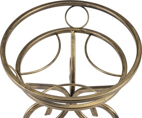 STOJAN NA KVETINÁČ RONNIE 24X28 CM ZLATÁ