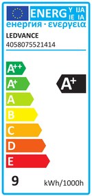 LEDVANCE Inteligentná LED žiarovka SMART+ WIFI, B22d, A60, 9W, 806lm, 2700-6500K, teplá-studená biela, RGB