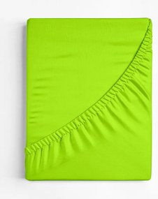 Jersey plachta de Luxe 90-100x200 cm limetková