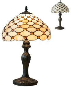Tiffany lampa stolná Ø30*49 cm Prezent 53 vzor 7 HIVE