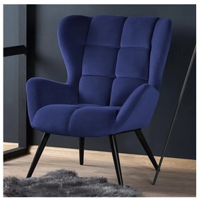 Kreslo CHATEU tmavomodré