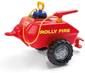 Cisternový voz s pumpou a striekačkou Rolly Toys Vacumax Fire červená
