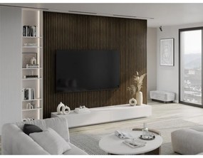 Mexen Lam-F, akustické stenové lamely 275 × 31,5 cm, filc 6 mm, dub espresso, S105-275317-2812-065