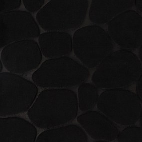 TENDANCE Predložka do kúpeľne Stones, 50x80 cm, čierna