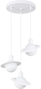 Sollux SL.1357 - Luster na lanku HYPERION 3xG9/8W/230V biela