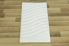 Kúpelňový koberček Premium 15 biely