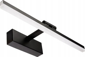 BERGE Nástenné svietidlo LED do kúpeľne - 50 cm - 12 W čierne