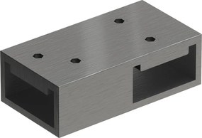 Mexen T spoj pre Kioto WALK-IN sprchové steny 8mm, brúsený grafit, 800-09-66