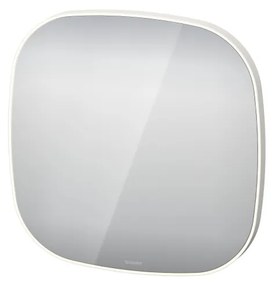 Duravit Zencha - Zrkadlo 700x700 mm s osvetlením, biela matná ZE7066000000000