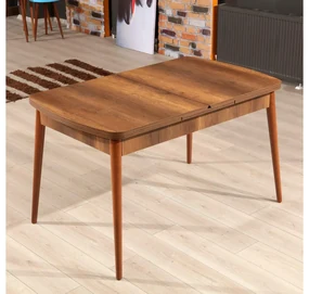 Jedálenský stôl Tidobo (orech) (pre 4 osoby). Vlastná spoľahlivá doprava až k Vám domov. 1093741