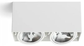 RENDL JAMES II DIMM stropná matná biela 230V LED 2x15W 24° 3000K R13362