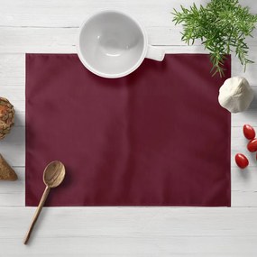 Biante Dekoračné prestieranie na stôl Rongo RG-085 Tmavá bordó 30x40 cm