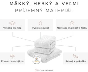 Osuška Classic 70 x 140 cm tmavosivá, 100% bavlna