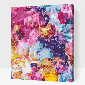 Gario Maľovanie podľa čísel Abstraktné farby Rozmery: 60 x 80 cm, Rámovanie: S vnútorným rámom