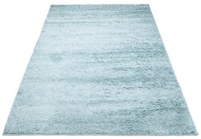 Kusový koberec Shaggy Parba svetlo modrý 160x220cm