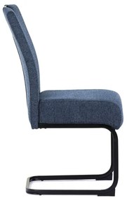 Autronic BONTEC Jedálenská stolička, modrá, látka, DCL-E2008 BLUE2 Farba: Modrá