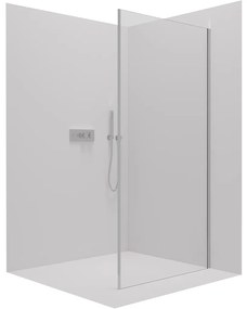 Cerano Porte, sprchová zástena ku sprchovému kútu 70x195 cm, 8mm číre sklo, chrómový profil, CER-CER-413423