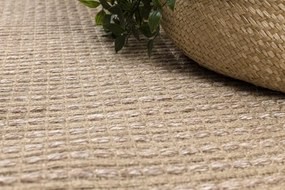 Koberec JUTE 3652 so strapcami, tmavobéžový