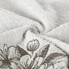 FROTÉ UTERÁK SOFIA SADA 1KS 30X50 CM, 1KS 50X90 CM, 1KS 70X140 CM STRIEBORNÁ