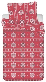 Jerry Fabrics Obliečky s vločkami - 140 x 200 cm / 70 x 90 cm